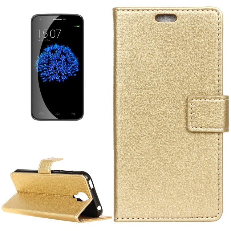 For DOOGEE  X9 Pro (MPH1215) Litchi Texture Horizontal Flip Leather Case with Holder & Card Slots & Wallet & Photo Frame