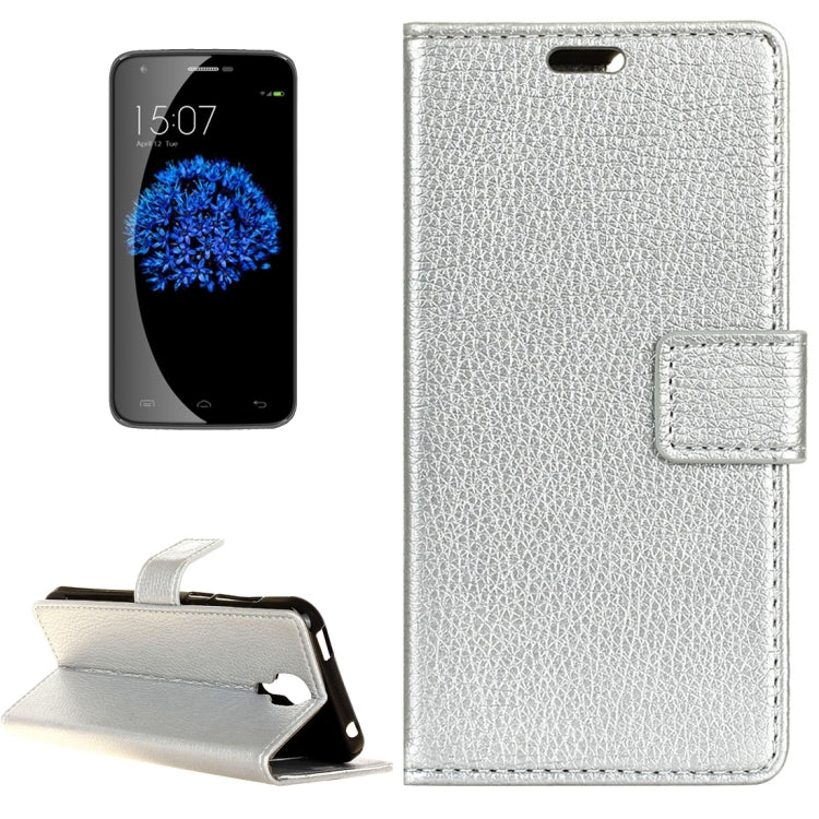 For DOOGEE  X9 Pro (MPH1215) Litchi Texture Horizontal Flip Leather Case with Holder & Card Slots & Wallet & Photo Frame