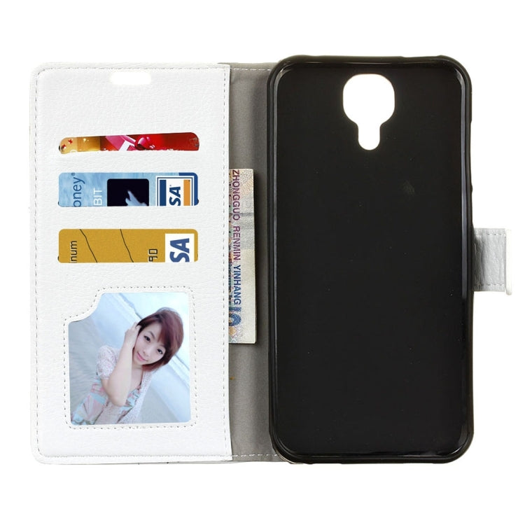 For DOOGEE  X9 Pro (MPH1215) Litchi Texture Horizontal Flip Leather Case with Holder & Card Slots & Wallet & Photo Frame
