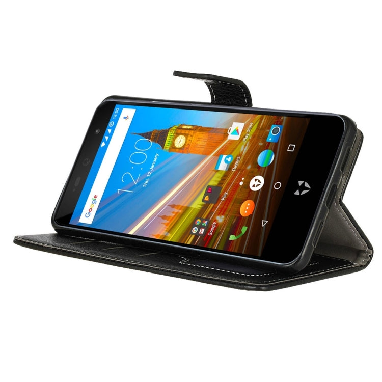 For Wileyfox Swift 2 Litchi Texture Horizontal Flip Leather Case with Holder & Card Slots & Wallet & Photo Frame