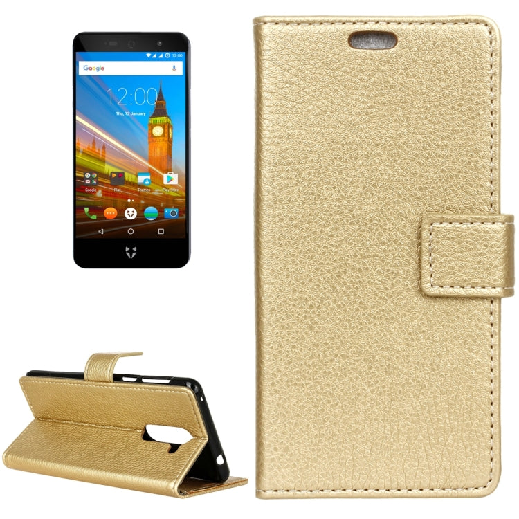 For Wileyfox Swift 2 Litchi Texture Horizontal Flip Leather Case with Holder & Card Slots & Wallet & Photo Frame