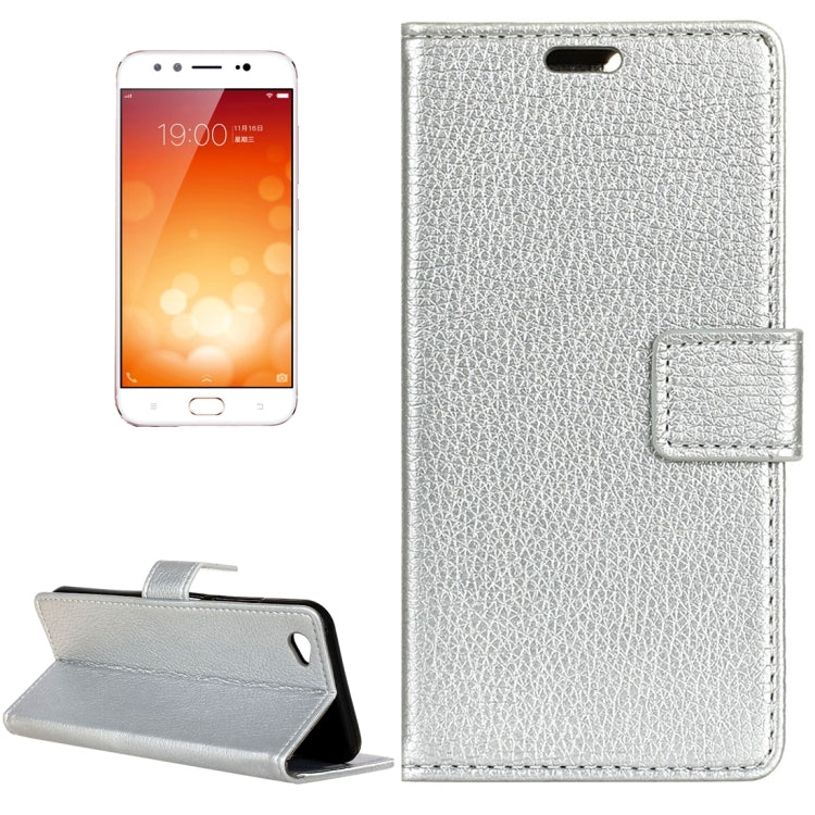 For Vivo  X9 Litchi Texture Horizontal Flip Leather Case with Holder & Card Slots & Wallet & Photo Frame
