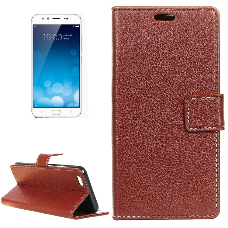 For Vivo  X9 Plus Litchi Texture Horizontal Flip Leather Case with Holder & Card Slots & Wallet & Photo Frame