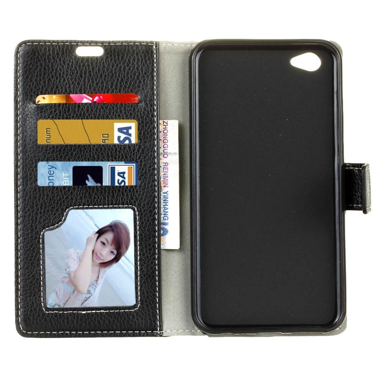 For Vivo  Y66 Litchi Texture Horizontal Flip Leather Case with Holder & Card Slots & Wallet & Photo Frame