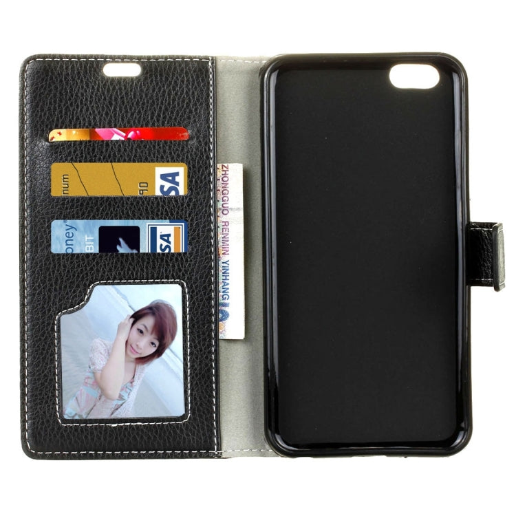 For Vivo  V5 / Y67 Litchi Texture Horizontal Flip Leather Case with Holder & Card Slots & Wallet & Photo Frame