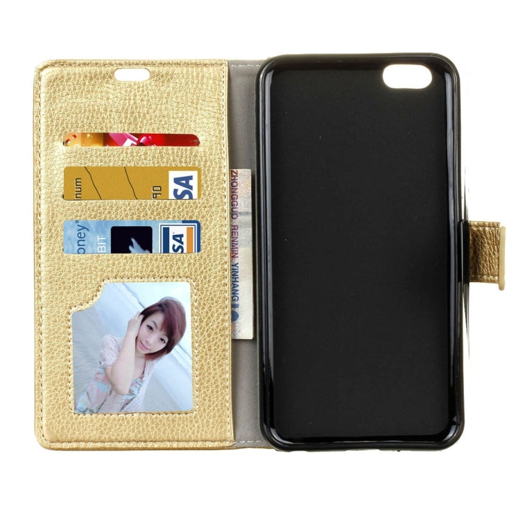 For Vivo  V5 / Y67 Litchi Texture Horizontal Flip Leather Case with Holder & Card Slots & Wallet & Photo Frame