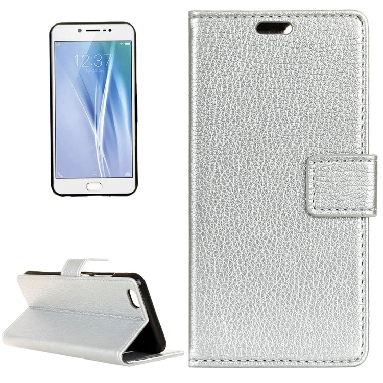 For Vivo  V5 / Y67 Litchi Texture Horizontal Flip Leather Case with Holder & Card Slots & Wallet & Photo Frame