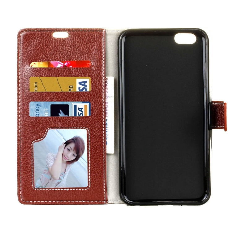 For Vivo  V5 / Y67 Litchi Texture Horizontal Flip Leather Case with Holder & Card Slots & Wallet & Photo Frame