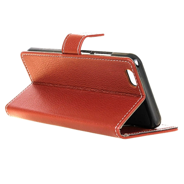 For Vivo  V5 / Y67 Litchi Texture Horizontal Flip Leather Case with Holder & Card Slots & Wallet & Photo Frame