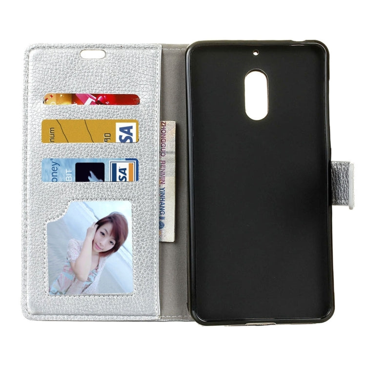 For Nokia 5 Litchi Texture Horizontal Flip Leather Case with Holder & Card Slots & Wallet & Photo Frame