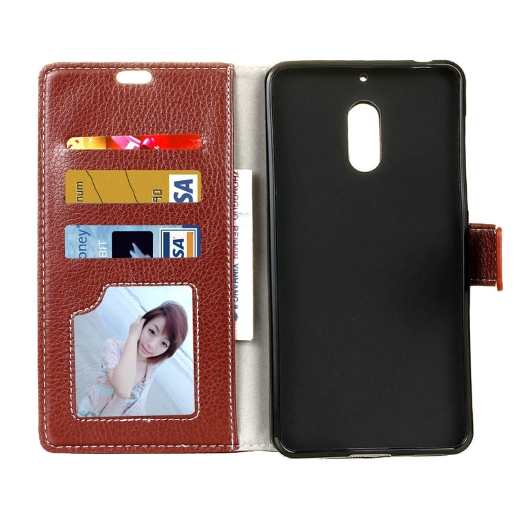 For Nokia 5 Litchi Texture Horizontal Flip Leather Case with Holder & Card Slots & Wallet & Photo Frame