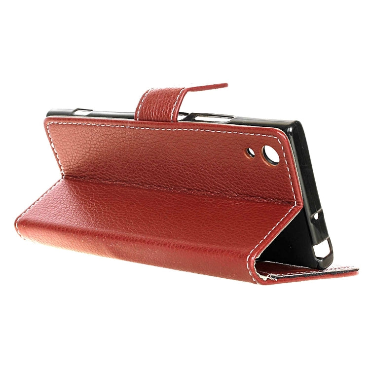 For Sony Xperia XA1 Ultra Litchi Texture Horizontal Flip Leather Case with Holder & Card Slots & Wallet & Photo Frame