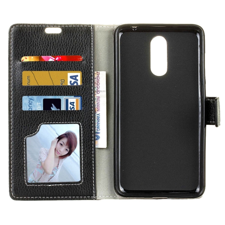 For Xiaomi  Redmi Note 4X Litchi Texture Horizontal Flip Leather Case with Holder & Card Slots & Wallet & Photo Frame