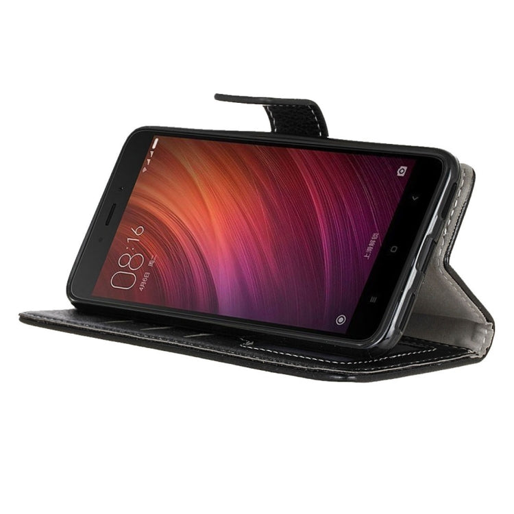 For Xiaomi  Redmi Note 4X Litchi Texture Horizontal Flip Leather Case with Holder & Card Slots & Wallet & Photo Frame
