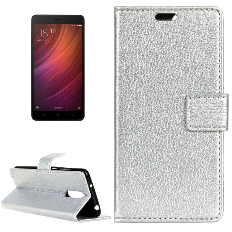 For Xiaomi  Redmi Note 4X Litchi Texture Horizontal Flip Leather Case with Holder & Card Slots & Wallet & Photo Frame
