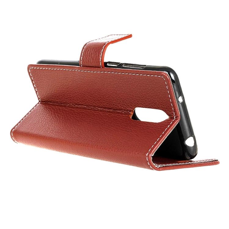 For Xiaomi  Redmi Note 4X Litchi Texture Horizontal Flip Leather Case with Holder & Card Slots & Wallet & Photo Frame