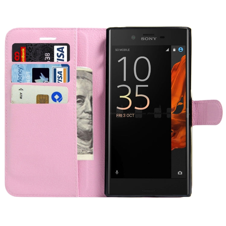 For Sony Xperia XZs & XZ Litchi Texture Horizontal Flip Leather Case with Magnetic Buckle & Holder & Card Slots & Wallet