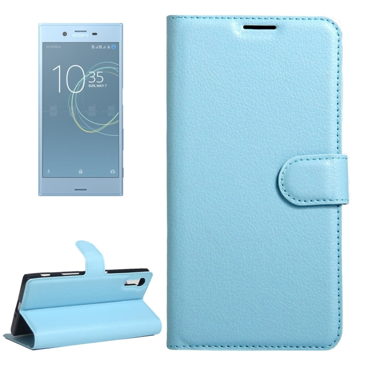 For Sony Xperia XZs & XZ Litchi Texture Horizontal Flip Leather Case with Magnetic Buckle & Holder & Card Slots & Wallet