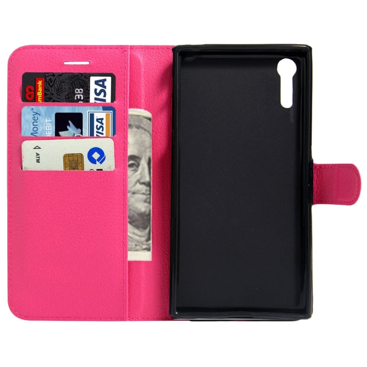 For Sony Xperia XZs & XZ Litchi Texture Horizontal Flip Leather Case with Magnetic Buckle & Holder & Card Slots & Wallet