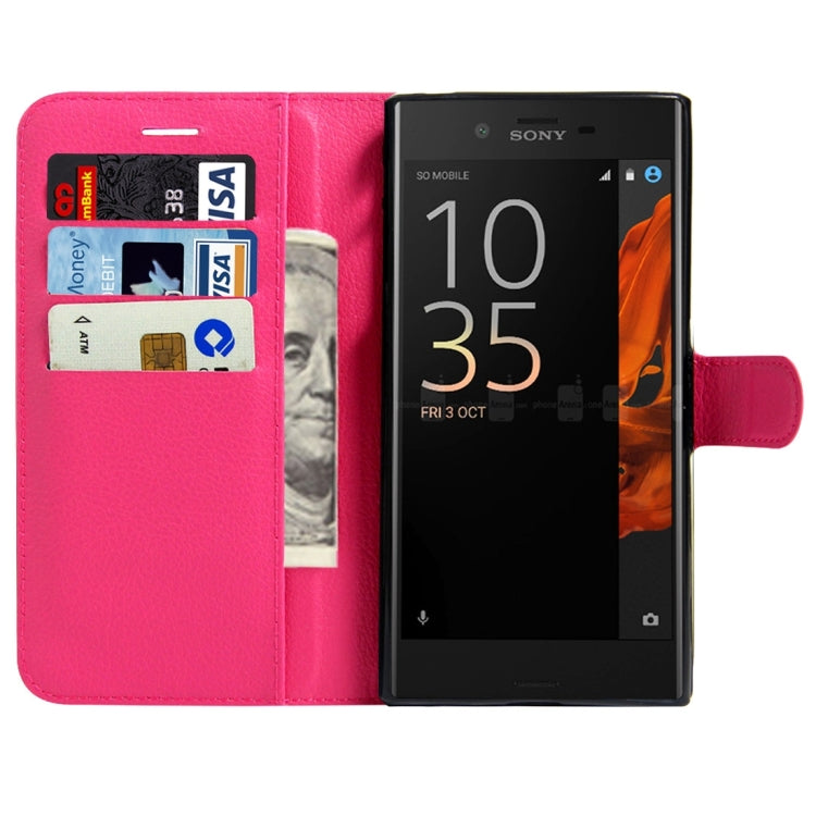 For Sony Xperia XZs & XZ Litchi Texture Horizontal Flip Leather Case with Magnetic Buckle & Holder & Card Slots & Wallet