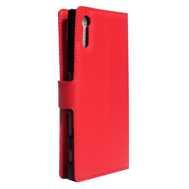 For Sony Xperia XZs & XZ Litchi Texture Horizontal Flip Leather Case with Magnetic Buckle & Holder & Card Slots & Wallet