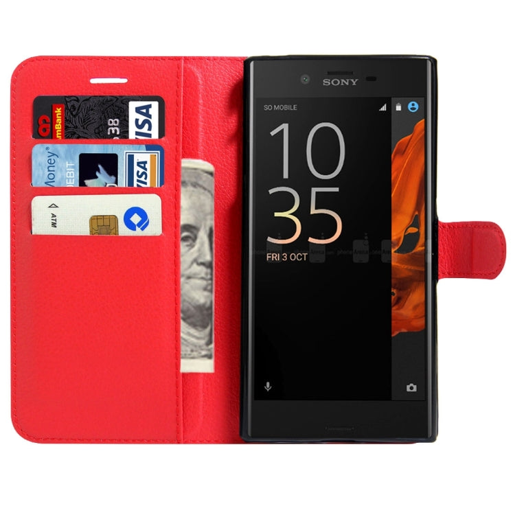 For Sony Xperia XZs & XZ Litchi Texture Horizontal Flip Leather Case with Magnetic Buckle & Holder & Card Slots & Wallet