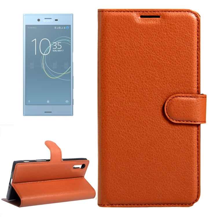 For Sony Xperia XZs & XZ Litchi Texture Horizontal Flip Leather Case with Magnetic Buckle & Holder & Card Slots & Wallet