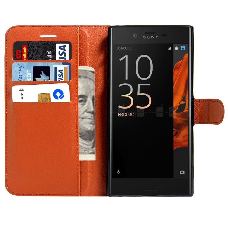 For Sony Xperia XZs & XZ Litchi Texture Horizontal Flip Leather Case with Magnetic Buckle & Holder & Card Slots & Wallet