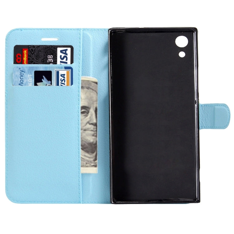 For Sony Xperia XA1 Litchi Texture Horizontal Flip Leather Case with Magnetic Buckle & Holder & Card Slots & Wallet