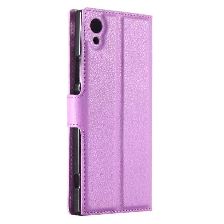 For Sony Xperia XA1 Litchi Texture Horizontal Flip Leather Case with Magnetic Buckle & Holder & Card Slots & Wallet