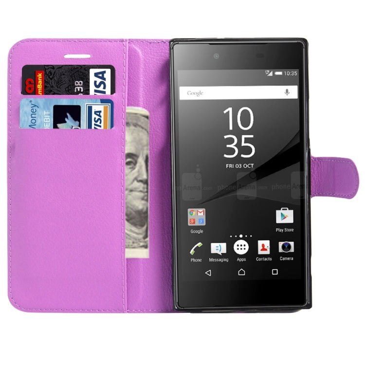 For Sony Xperia XA1 Litchi Texture Horizontal Flip Leather Case with Magnetic Buckle & Holder & Card Slots & Wallet