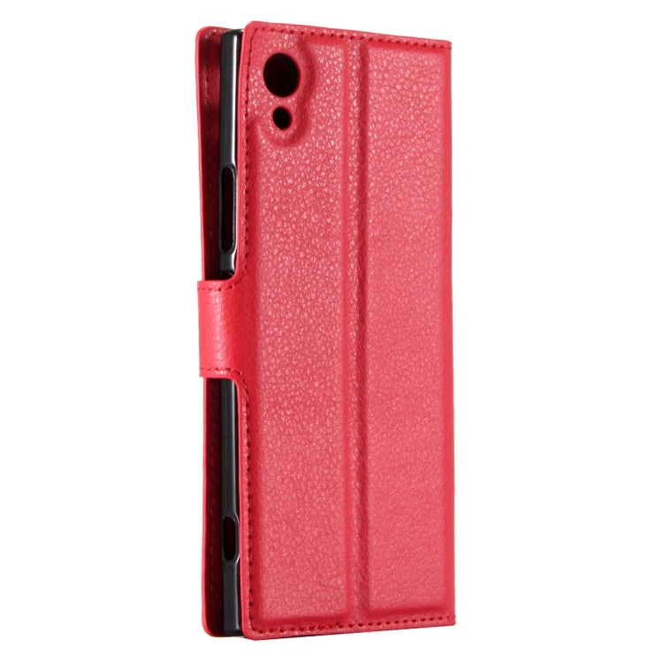 For Sony Xperia XA1 Litchi Texture Horizontal Flip Leather Case with Magnetic Buckle & Holder & Card Slots & Wallet
