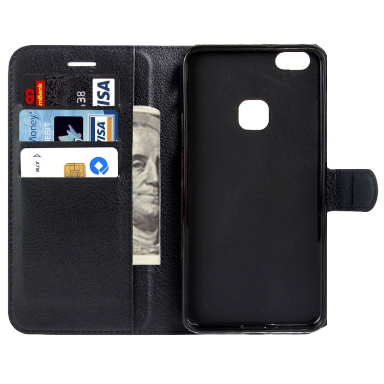 For Huawei  P10 Lite Litchi Texture Horizontal Flip Leather Case with Magnetic Buckle & Holder & Card Slots & Wallet