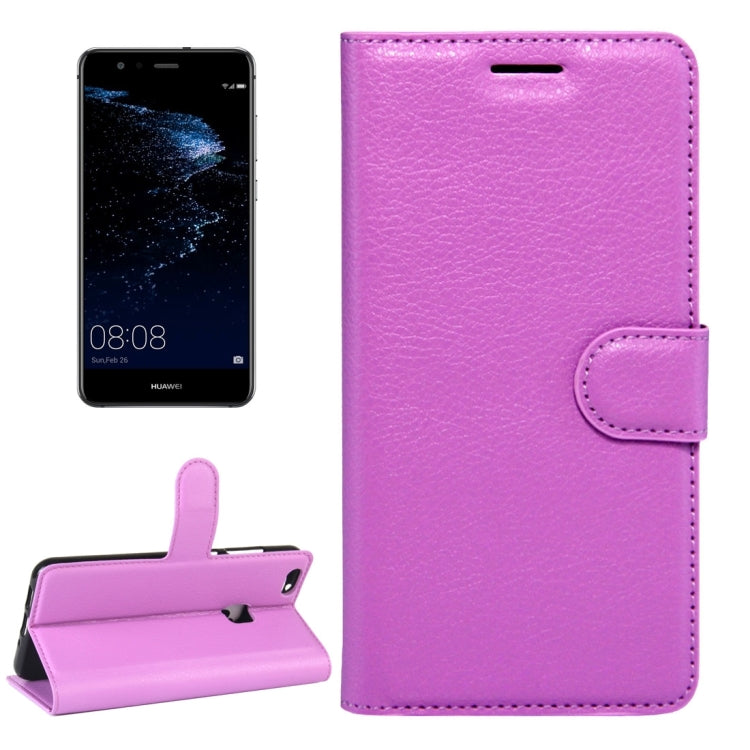 For Huawei  P10 Lite Litchi Texture Horizontal Flip Leather Case with Magnetic Buckle & Holder & Card Slots & Wallet