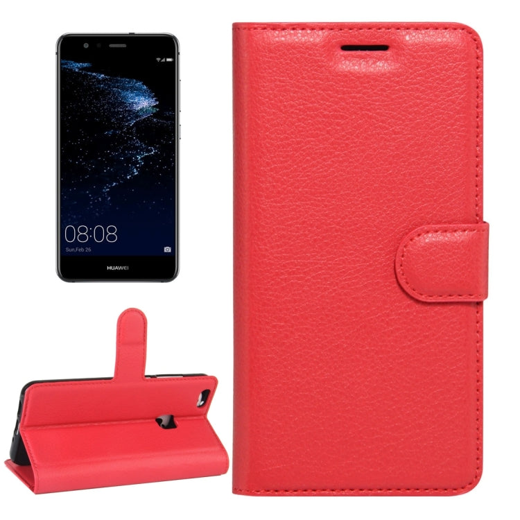 For Huawei  P10 Lite Litchi Texture Horizontal Flip Leather Case with Magnetic Buckle & Holder & Card Slots & Wallet