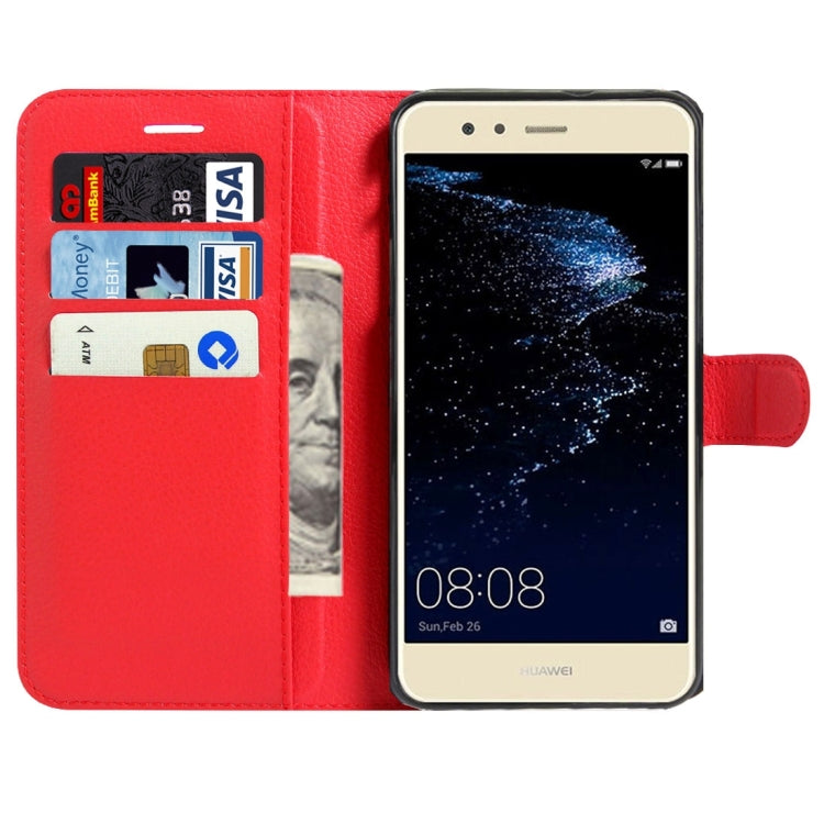 For Huawei  P10 Lite Litchi Texture Horizontal Flip Leather Case with Magnetic Buckle & Holder & Card Slots & Wallet