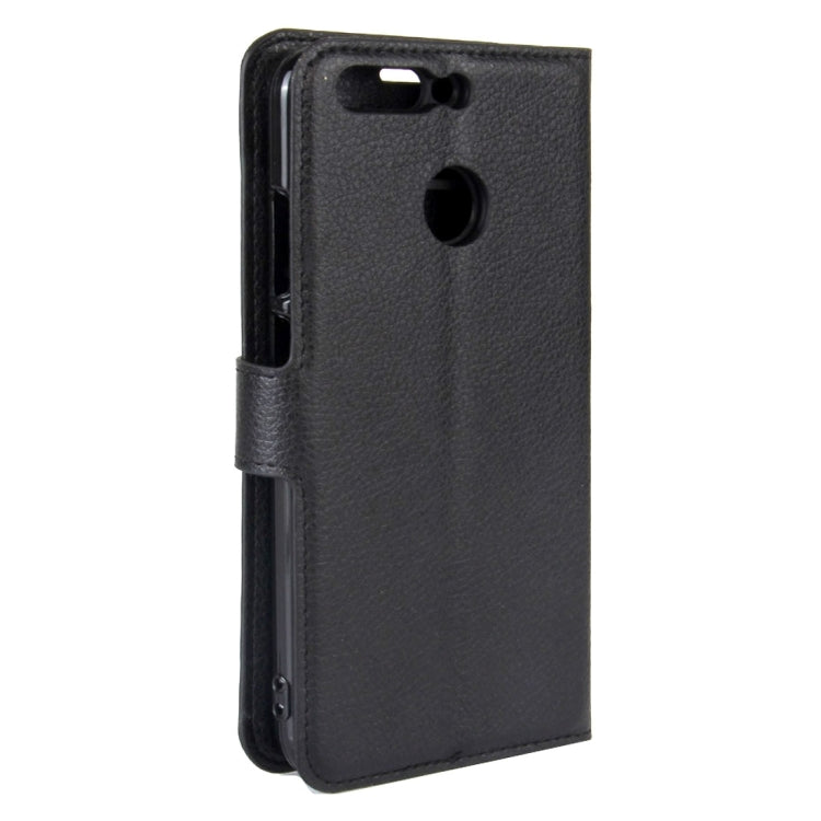 For Huawei  Honor V9 / V8 Pro  Litchi Texture Horizontal Flip Leather Case with Magnetic Buckle & Holder & Card Slots & Wallet