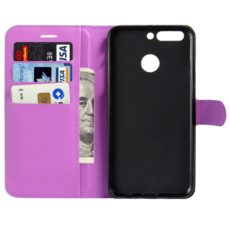 For Huawei  Honor V9 / V8 Pro  Litchi Texture Horizontal Flip Leather Case with Magnetic Buckle & Holder & Card Slots & Wallet