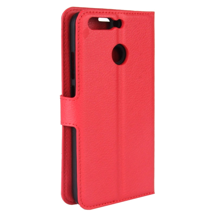 For Huawei  Honor V9 / V8 Pro  Litchi Texture Horizontal Flip Leather Case with Magnetic Buckle & Holder & Card Slots & Wallet