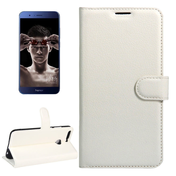 For Huawei  Honor V9 / V8 Pro  Litchi Texture Horizontal Flip Leather Case with Magnetic Buckle & Holder & Card Slots & Wallet