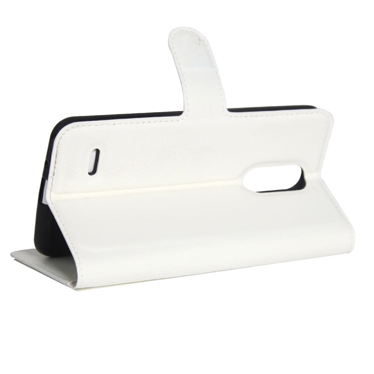 For LG K4 (2017) EU Version Litchi Texture Horizontal Flip Leather Case with Magnetic Buckle & Holder & Card Slots & Wallet