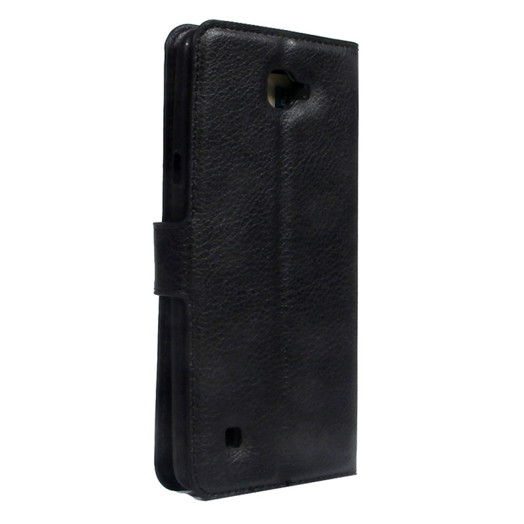 For LG X Max & X5 Litchi Texture Horizontal Flip Leather Case with Magnetic Buckle & Holder & Card Slots & Wallet