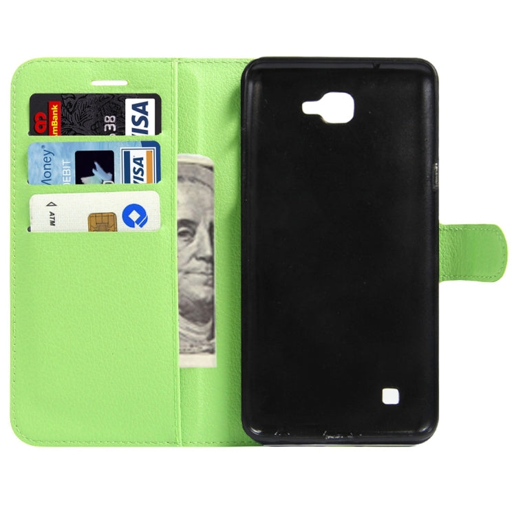 For LG X Max & X5 Litchi Texture Horizontal Flip Leather Case with Magnetic Buckle & Holder & Card Slots & Wallet