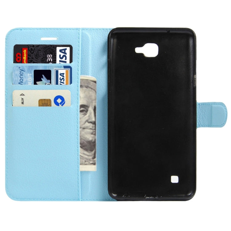 For LG X Max & X5 Litchi Texture Horizontal Flip Leather Case with Magnetic Buckle & Holder & Card Slots & Wallet