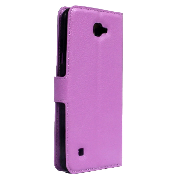 For LG X Max & X5 Litchi Texture Horizontal Flip Leather Case with Magnetic Buckle & Holder & Card Slots & Wallet