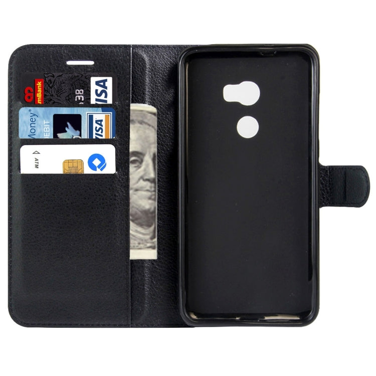 For HTC One X10 Litchi Texture Horizontal Flip Leather Case with Magnetic Buckle & Holder & Card Slots & Wallet