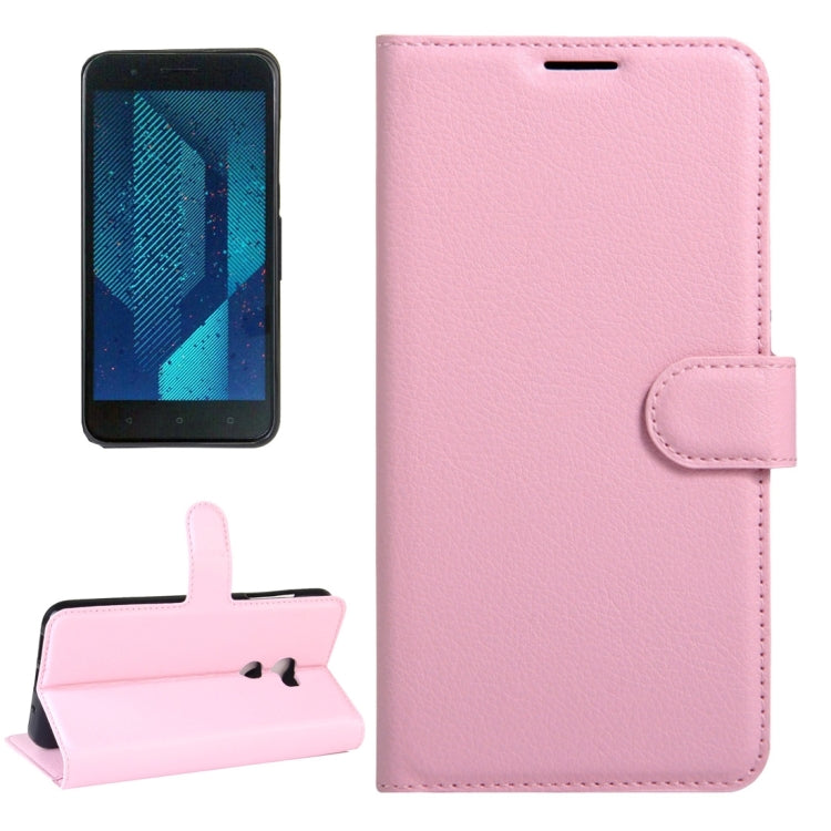 For HTC One X10 Litchi Texture Horizontal Flip Leather Case with Magnetic Buckle & Holder & Card Slots & Wallet