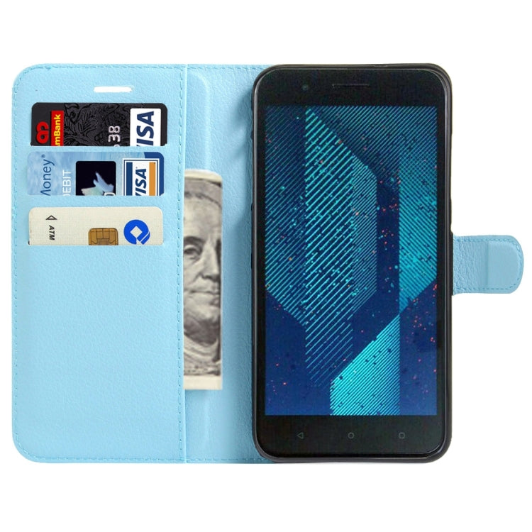 For HTC One X10 Litchi Texture Horizontal Flip Leather Case with Magnetic Buckle & Holder & Card Slots & Wallet