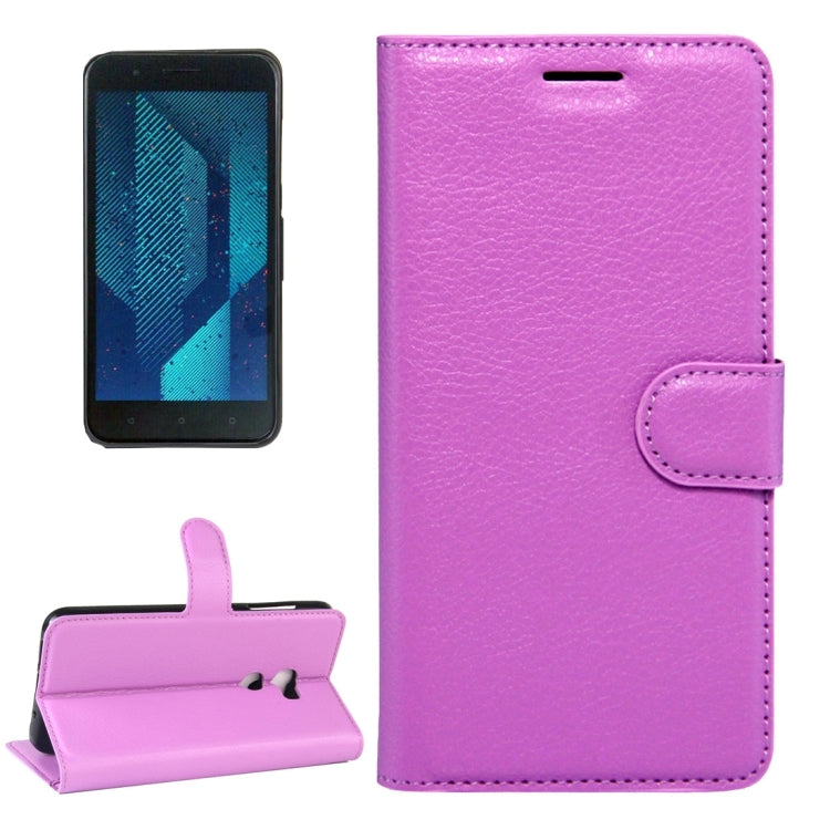 For HTC One X10 Litchi Texture Horizontal Flip Leather Case with Magnetic Buckle & Holder & Card Slots & Wallet