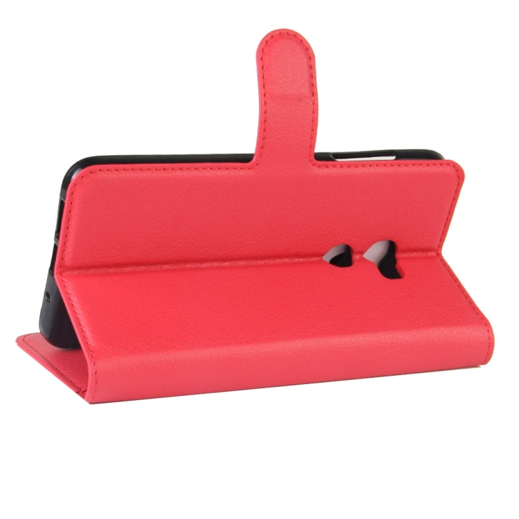 For HTC One X10 Litchi Texture Horizontal Flip Leather Case with Magnetic Buckle & Holder & Card Slots & Wallet